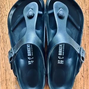 Birkenstock Glossy Black Sandals
